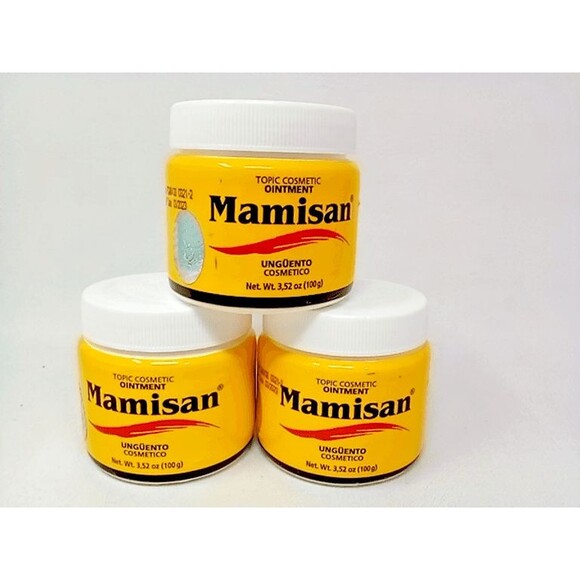 3 Packs MAMISAN OINTMENT 3.52 oz. Unguento Cosmetico 100 grs each 100% Original - Picture 1 of 5
